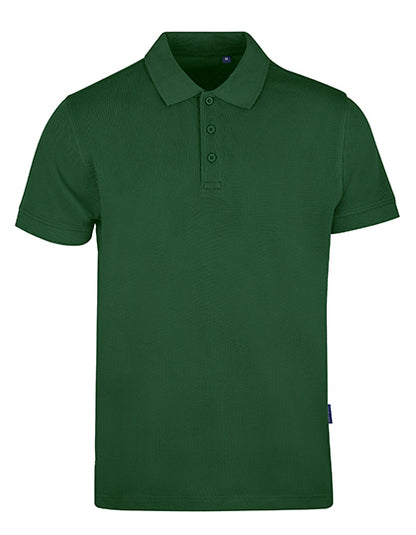 Men´s Heavy Polo - Flaschengrün