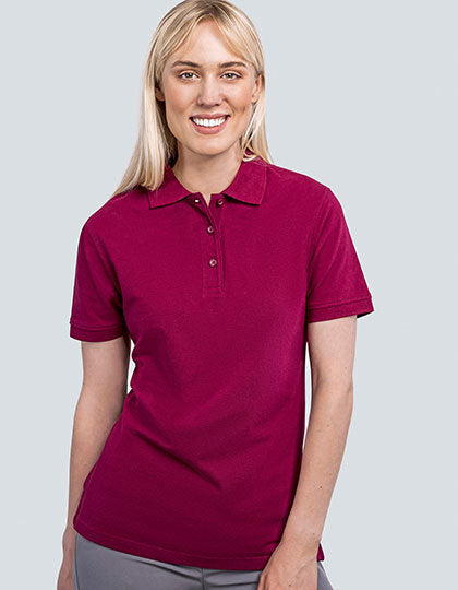 Women´s Heavy Performance Polo - Weiss