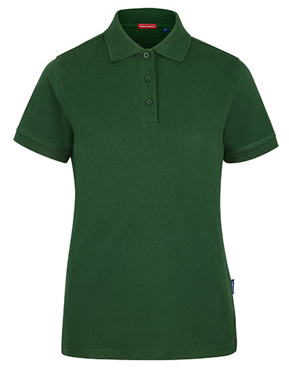 Women´s Heavy Performance Polo -   Flaschengrün
