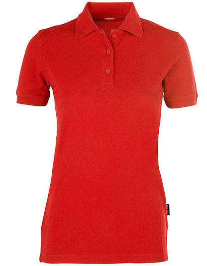 Women´s Heavy Performance Polo - Rot
