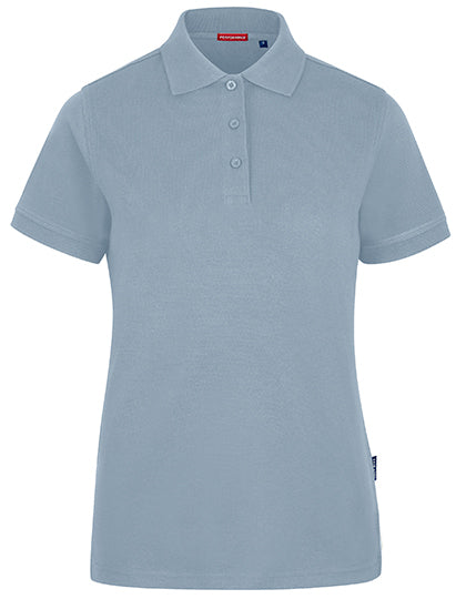 Women´s Heavy Performance Polo - Himmelblau