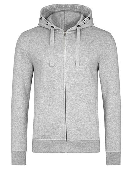 Men´s Premium Hooded Jacket - Graumelange