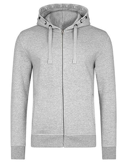 Men´s Premium Hooded Jacket - Graumelange