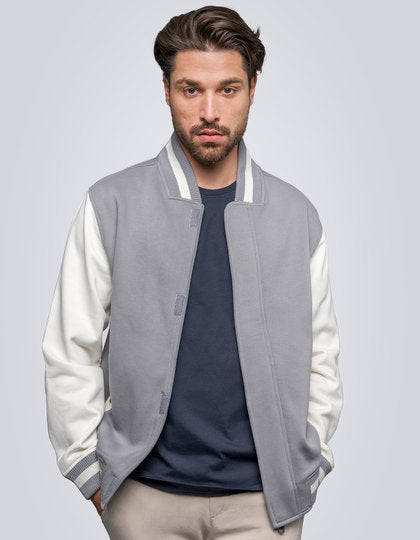 Men´s Premium College Jacket -  Olive - Stein