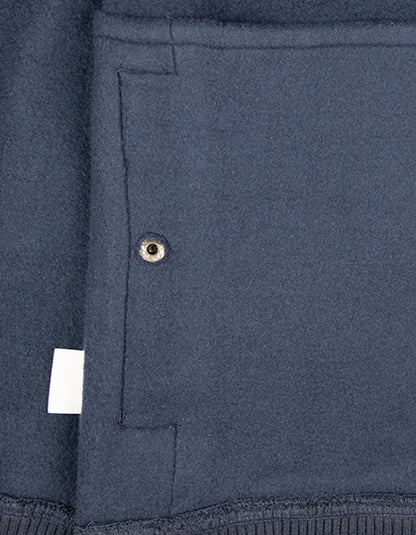 Women´s Premium College Jacket - Marine  - Cremefarben