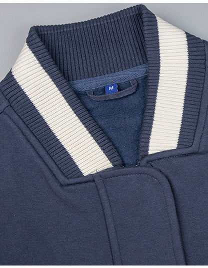 Women´s Premium College Jacket - Marine  - Cremefarben