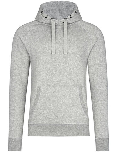 Unisex Premium Raglan Hoody - Graue Melange