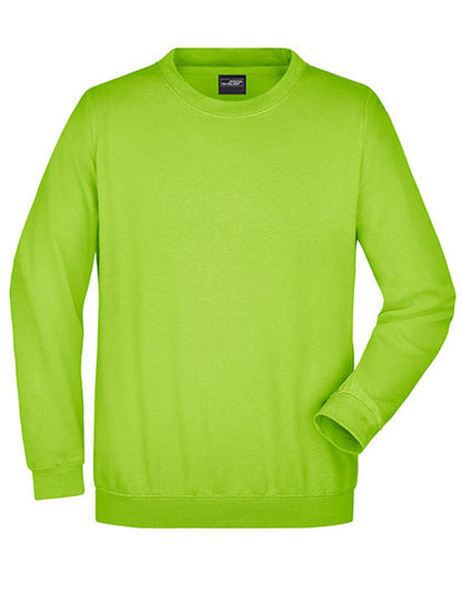 Round Sweat Heavy - Limettengrün
