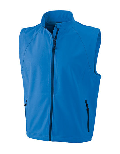 Men´s Softshell Vest -  Azur