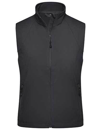 Ladies´ Softshell Vest -  Schwarz