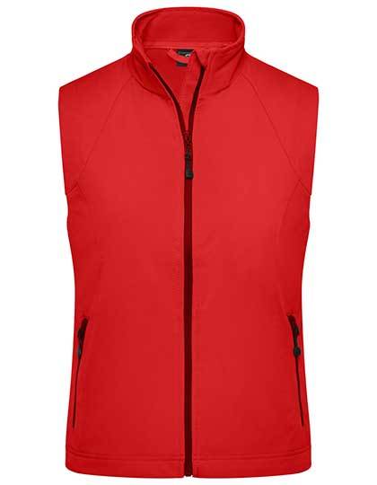 Ladies´ Softshell Vest -  Rot