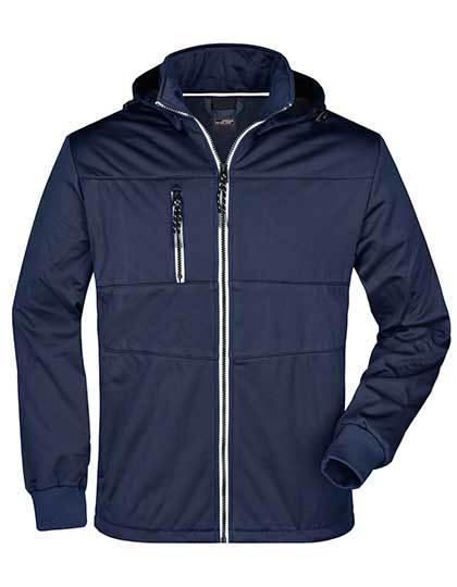 Men´s Maritime Jacket - Marine - Weiss