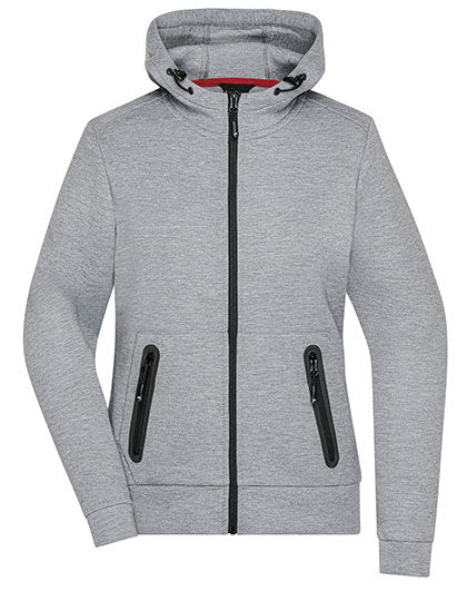 Ladies´ Hooded Jacket - Leichte Melange