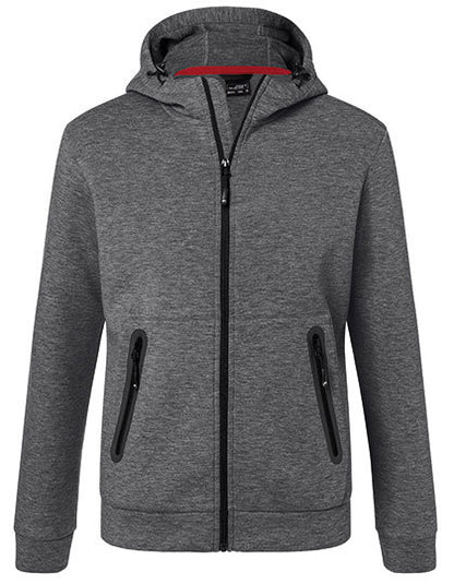 Men´s Hooded Jacket -Leichte Melange