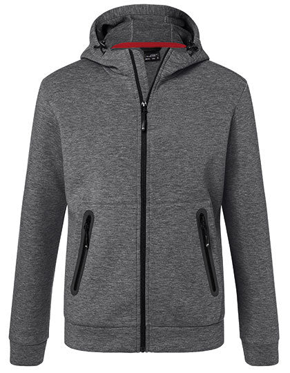 Men´s Hooded Jacket -Leichte Melange