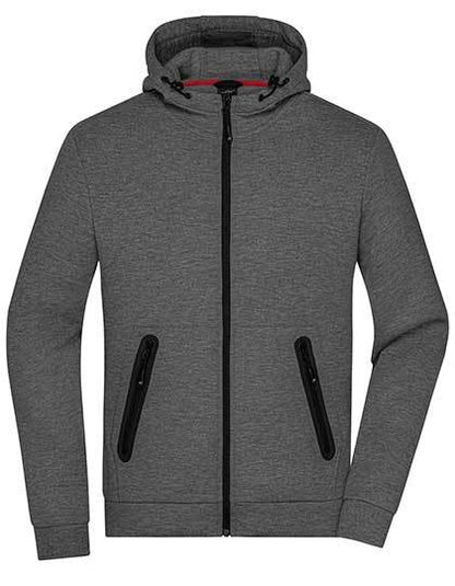 Ladies´ Hooded Jacket -       Dunkle Melange
