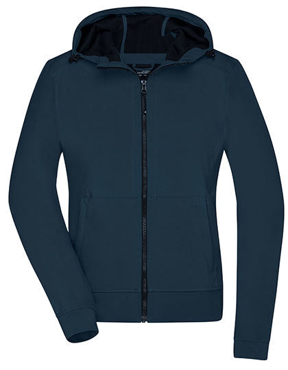 Ladies´ Hooded Softshell Jacket - Marine