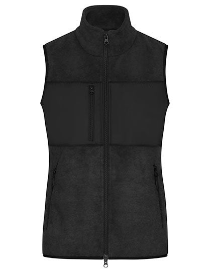 Ladies´ Fleece Vest- Schwarz