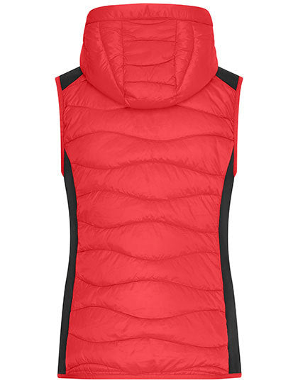 Ladies´ Hybrid Vest - Rot
