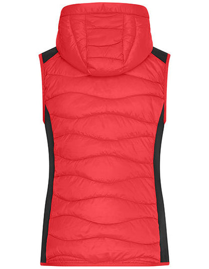 Ladies´ Hybrid Vest - Rot
