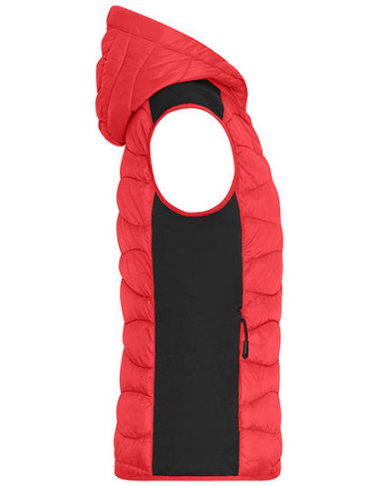 Ladies´ Hybrid Vest - Rot