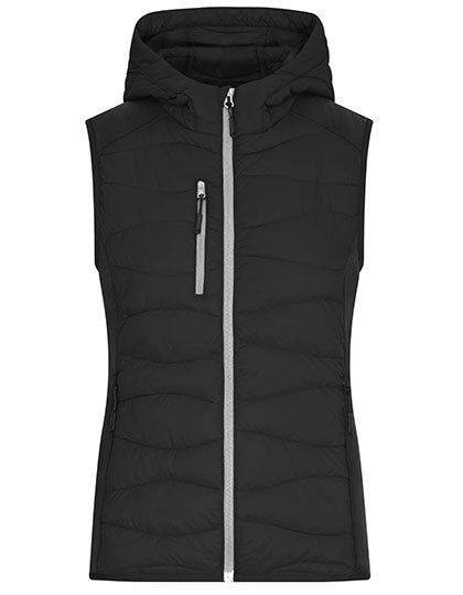 Ladies´ Hybrid Vest- Schwarz