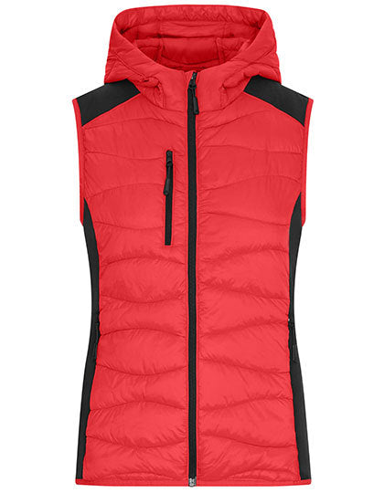 Ladies´ Hybrid Vest - Rot