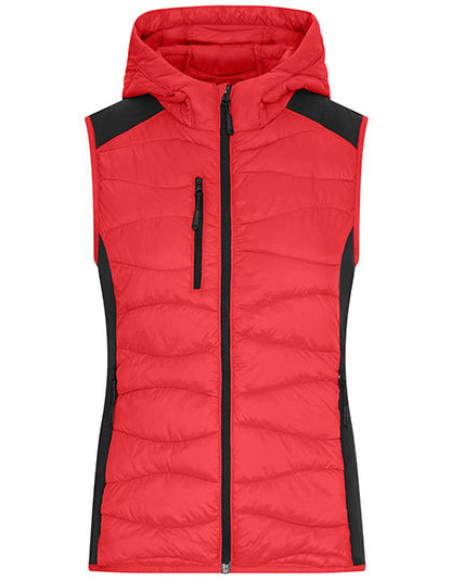 Ladies´ Hybrid Vest - Rot