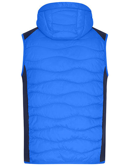 Men´s Hybrid Vest -  Blau - Marine