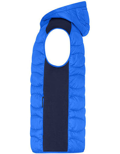 Men´s Hybrid Vest -  Blau - Marine