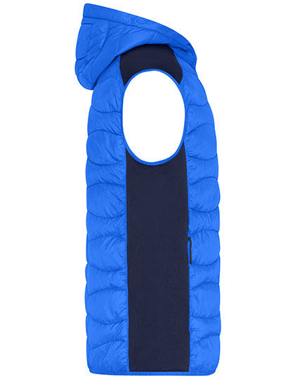 Men´s Hybrid Vest -  Blau - Marine