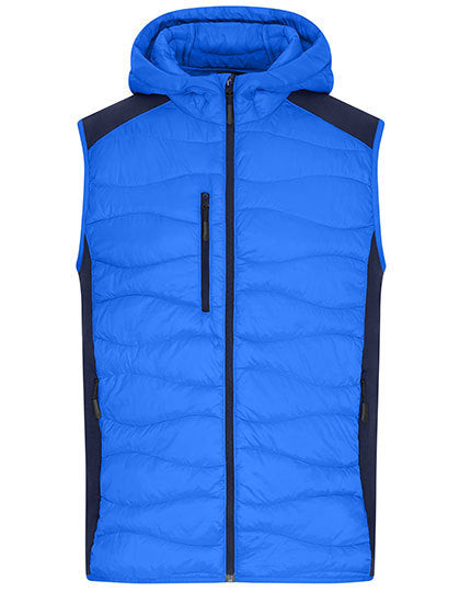 Men´s Hybrid Vest -  Blau - Marine