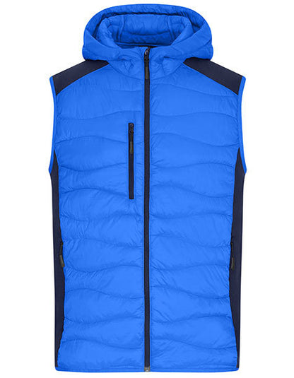 Men´s Hybrid Vest -  Blau - Marine