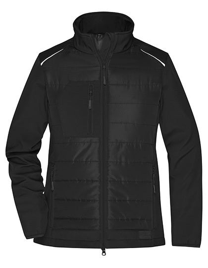 Ladies´ Hybrid Jacket - Schwarz