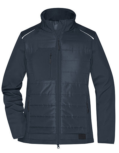 Ladies´ Hybrid Jacket - Kohlenstoff