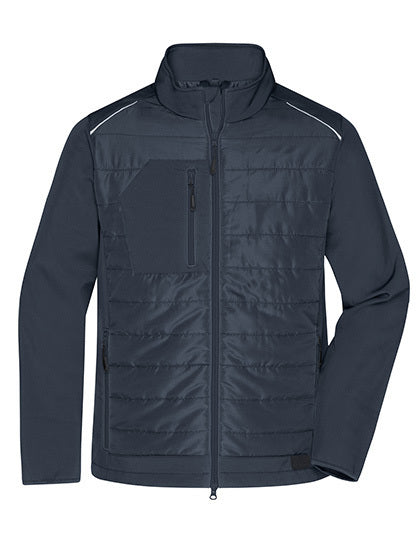 Men´s Hybrid Jacket - Kohlenstoff