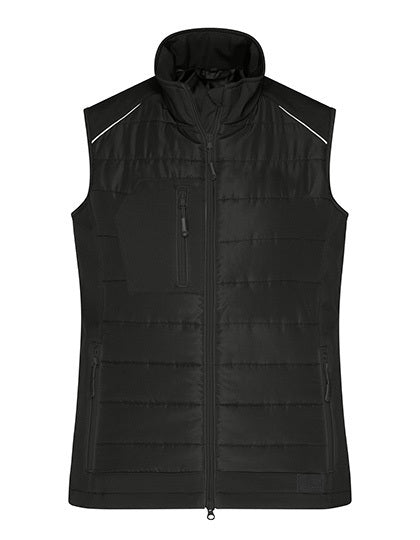 Ladies´ Hybrid Vest - Schwarz