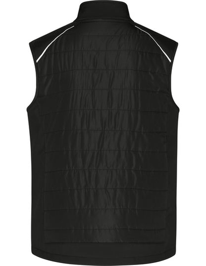 Men´s Hybrid Vest - Neongelb - Schwarz