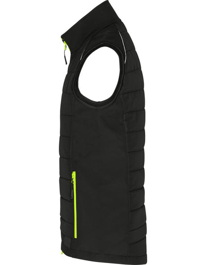 Men´s Hybrid Vest - Neongelb - Schwarz