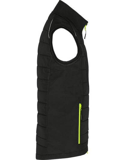 Men´s Hybrid Vest - Neongelb - Schwarz