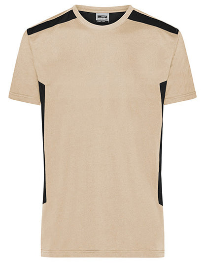 Poloshirt Herren Workwear – Daiber Workwear Polo - Stein - Schwarz