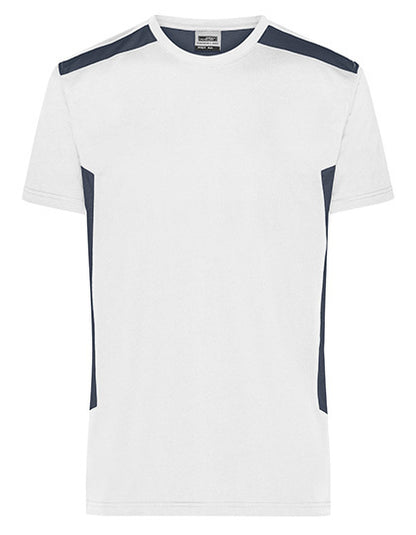 Poloshirt Herren Workwear – Daiber Workwear Polo - Weiss - Carbon