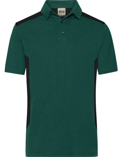 Men´s Workwear Polo -STRONG- - Dunkelgrau - Schwarz