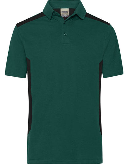 Men´s Workwear Polo -STRONG- - Dunkelgrau - Schwarz