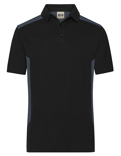 Men´s Workwear Polo -STRONG- - Stein - Schwarz
