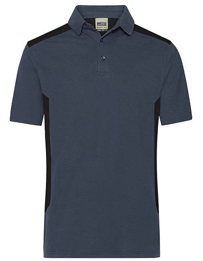 Men´s Workwear Polo -STRONG- - Schwarz - Kohlenstoff