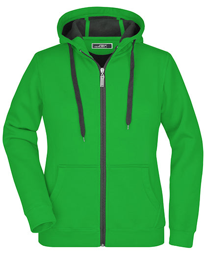 Ladies´ Doubleface Jacket -  Fren Green  - Graphit (fest)