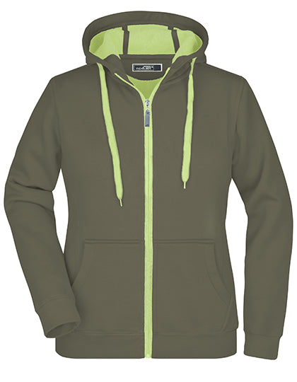 Ladies´ Doubleface Jacket -  Olive - Limettengrün (Hellgrün)