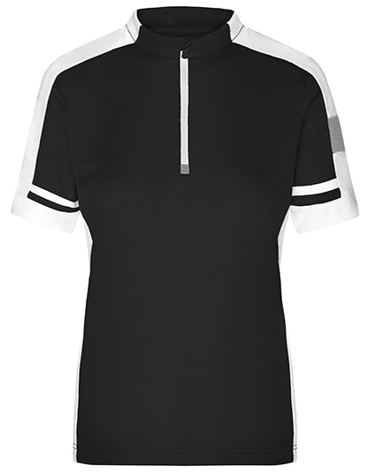 Ladies´ Bike-T Half Zip - Schwarz