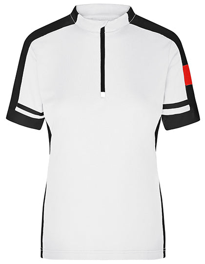 Ladies´ Bike-T Half Zip -Weiß